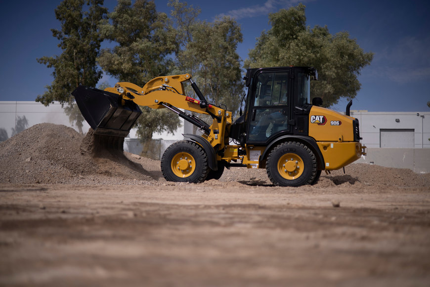 New Next Generation Cat® 906, 907, and 908 Compact Wheel Loaders offer simple intuitive controls, feature-packed options, and an all-round better drive performance